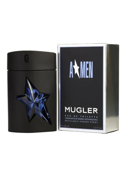 A*Men Eau De Toilette Refillable Rubber Flask Spray For Men By Theirry Mugler