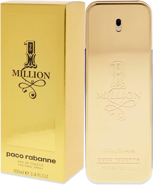 1 Million Eau De Toilette Spray For Men By Paco Rabanne