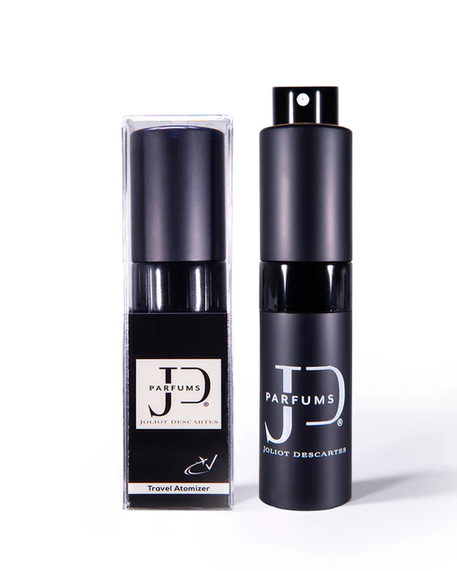 Black Travel Atomizer Unisex by Joliot Descartes