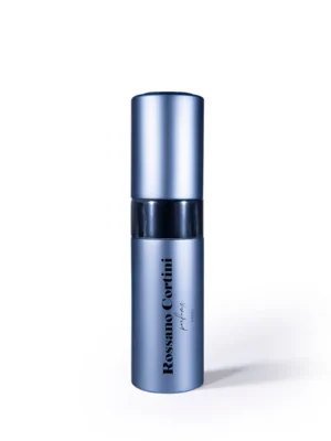 Metallic Silver Travel Atomizer by Rossano Cortini